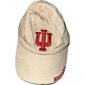 Captivating Headwear Indiana Hoosiers Hat‎ Men One Size Beige Strap Baseball